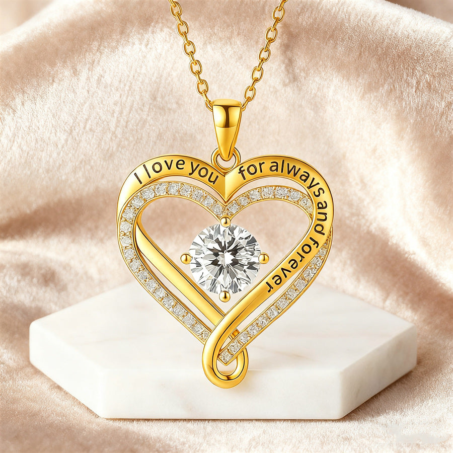 To My Wife – Eternal Heart Necklace
